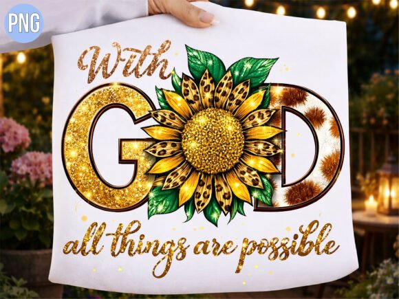 Elevating Faith-Based Design: The Strategic Value of the With God All Things Possible Sunflower Digital Asset