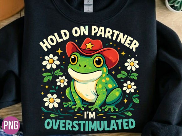 Funny Frog Cowboy Overstimulated PNG Guide
