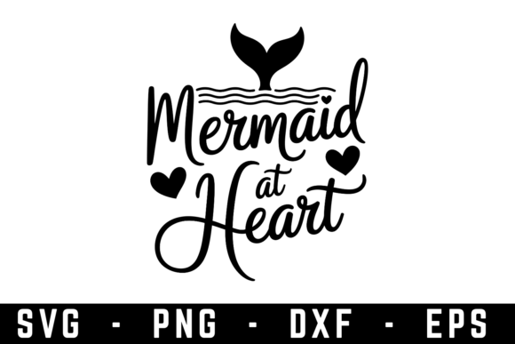 Mermaid at Heart SVG Cut File Guide