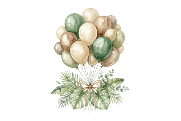 Safari Balloon PNG Cut File for DIY Creators