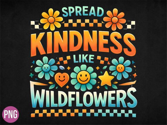 Spread Kindness Like Wildflowers: Elevating Your Creative Projects with Premium Digital Design