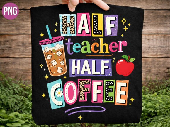 Strategic Branding with the Teacher Coffee Lover Design PNG Shirt Asset