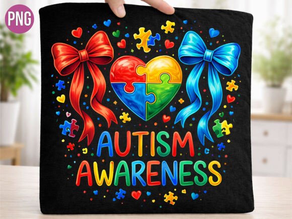 Understanding the Impact and Application of Autism Awareness Heart Puzzle Bow PNG Designs