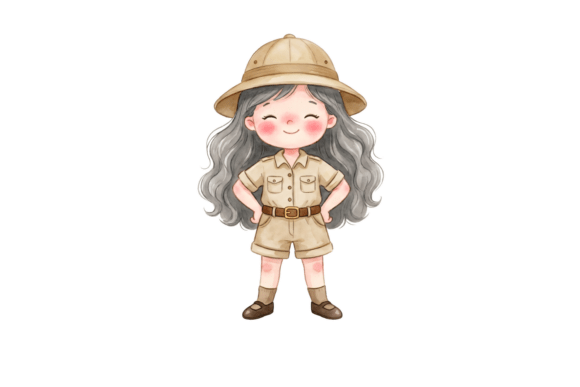 Unlocking Creativity with the Cute Safari Girl PNG File for Your DIY Projects